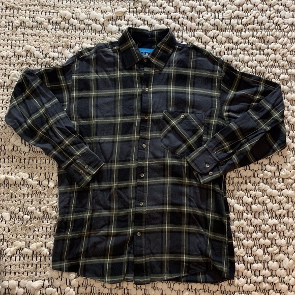 Bay Trading Company | Shirts | Bay Trading Co Long Sleeve Flannel Shirt ...